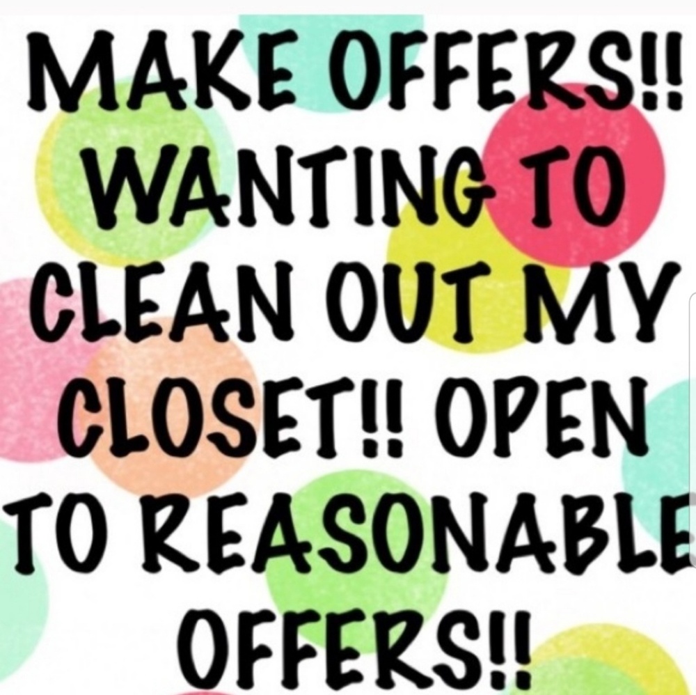 Cleaning out my Closet... make offers!!!